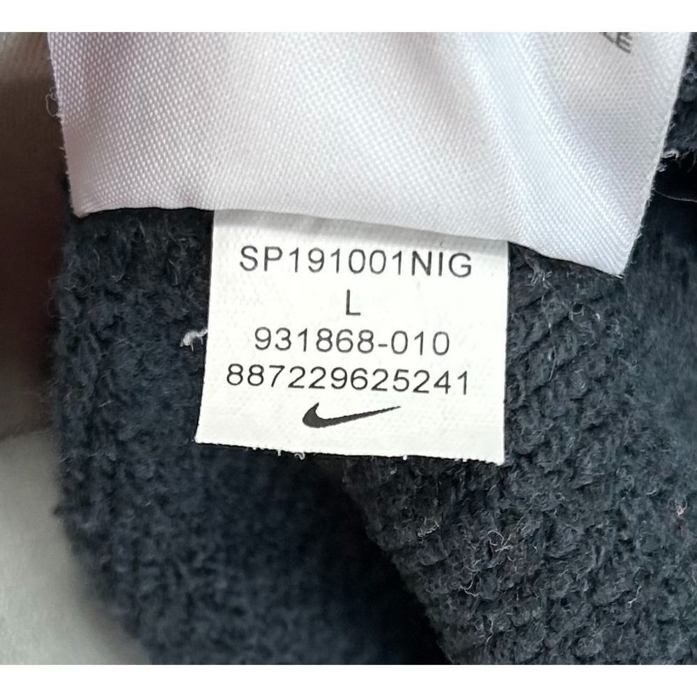 Nike Sportswear Essential Fleece Jogger Pants Mens L Black Drawstring Tapered - Picture 9 of 14